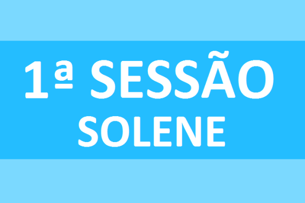 PAUTA 1ª SESSÃO SOLENE