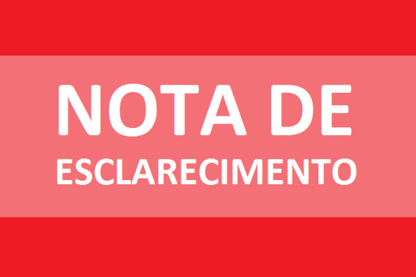 NOTA DE ESCLARECIMENTO