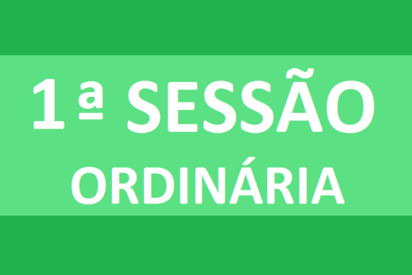 PAUTA 01ª SESSÃO ORDINÁRIA DE 2020