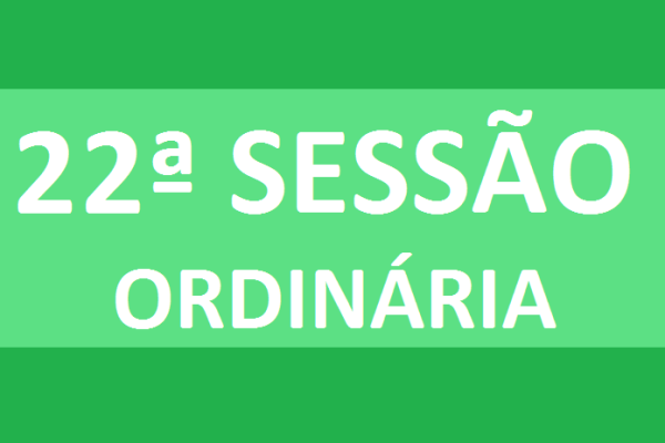 PAUTA 22ª SESSÃO ORDINÁRIA DE 2020