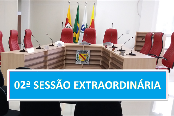 PAUTA 02ª SESSÃO EXTRAORDINÁRIA DE 2025