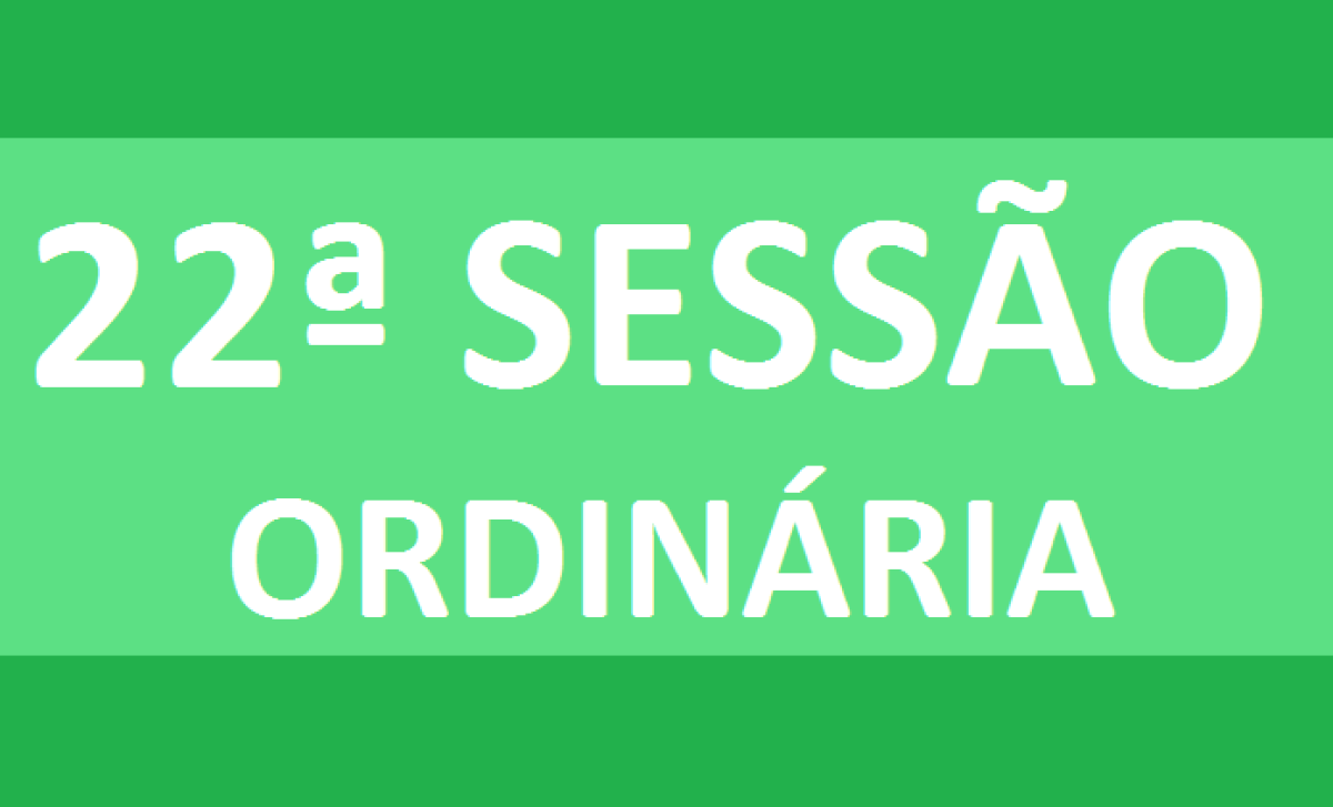 PAUTA 22ª SESSÃO ORDINÁRIA DE 2020