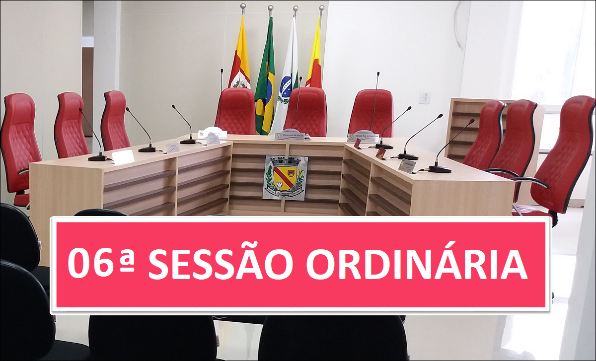 PAUTA 06ª SESSÃO ORDINÁRIA DE 2025