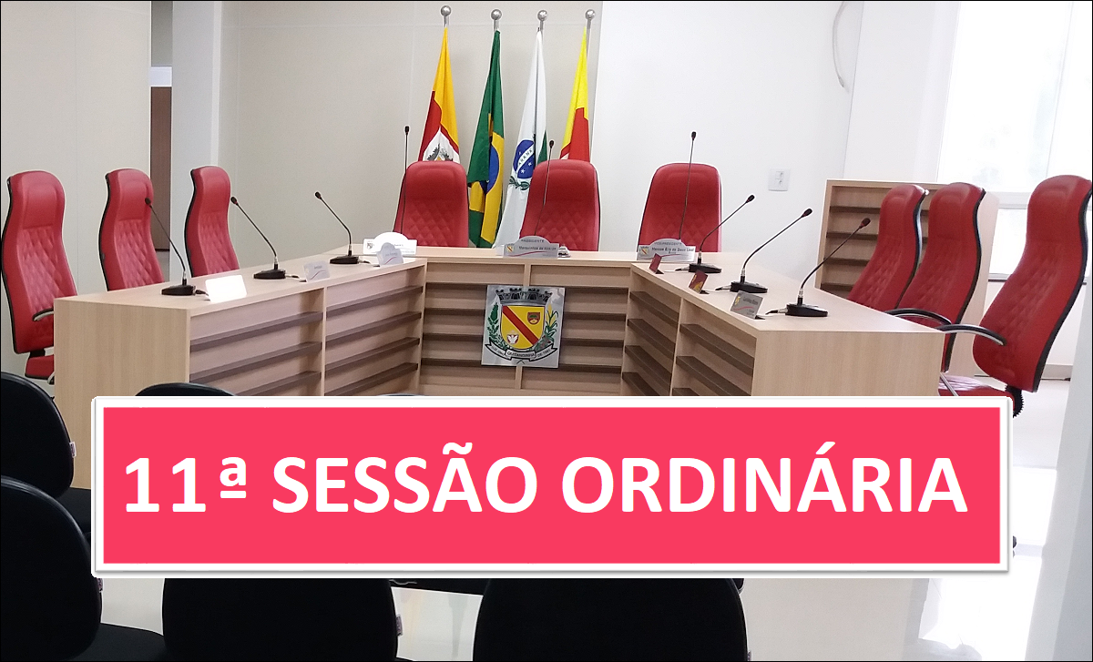 PAUTA 11ª SESSÃO ORDINÁRIA DE 2025